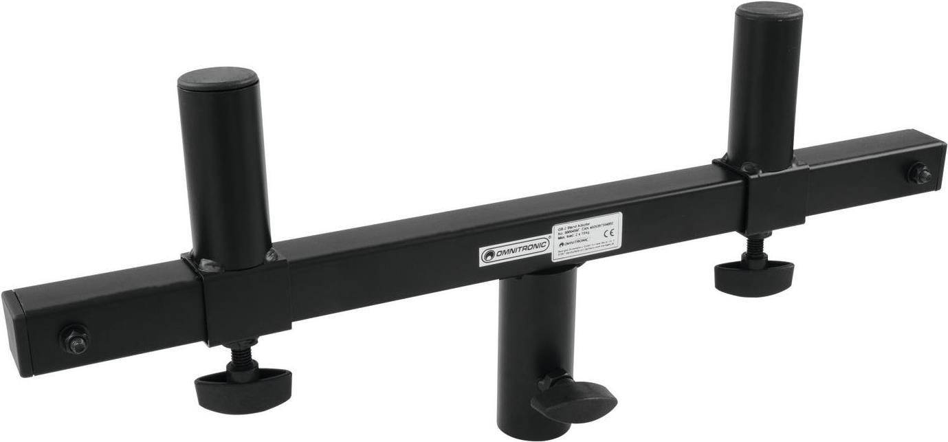 OMNITRONIC GB-2 Luidsprekerstandaard Adapter - Zwart (6000456F)-0