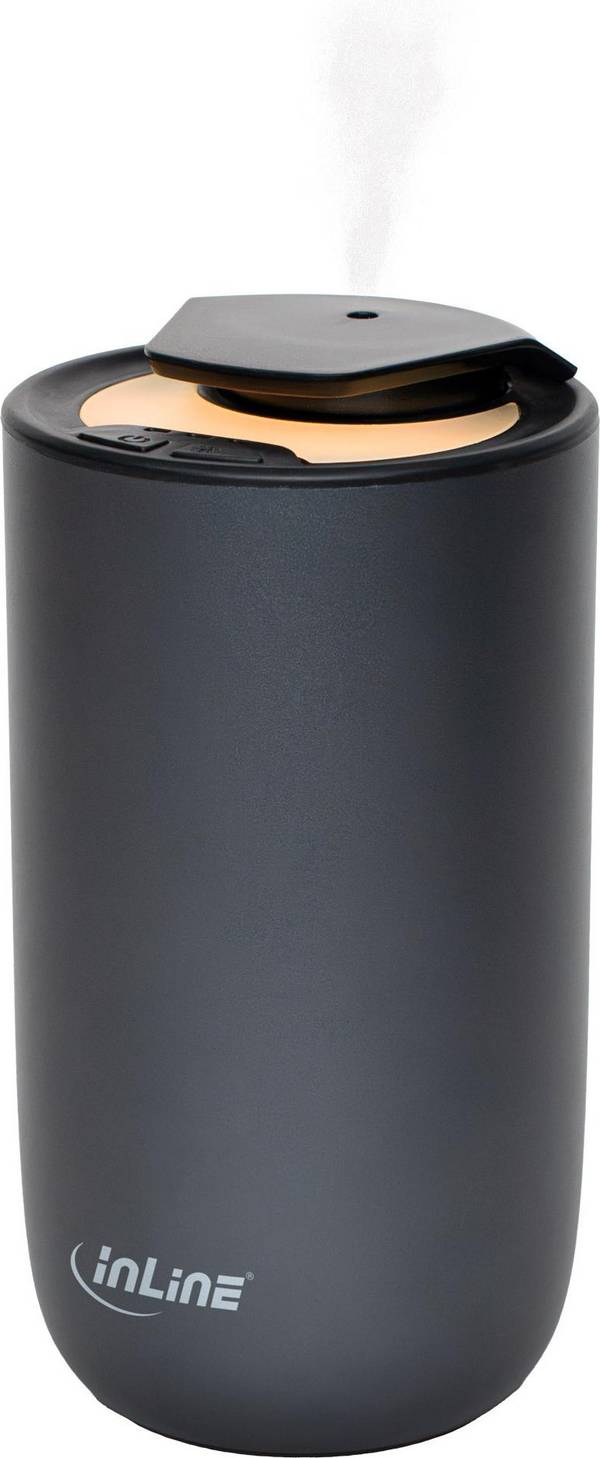 InLine Aroma Diffuser voor Thuis & Auto - Waterloos - Sfeerverlichting - Accu (40141)