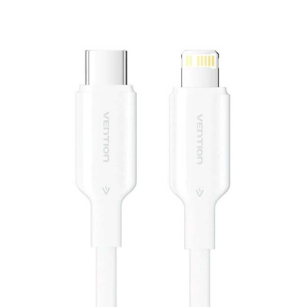 VN1 USB-C naar Lightning-kabel 3A 480 Mbps 1 m WIT