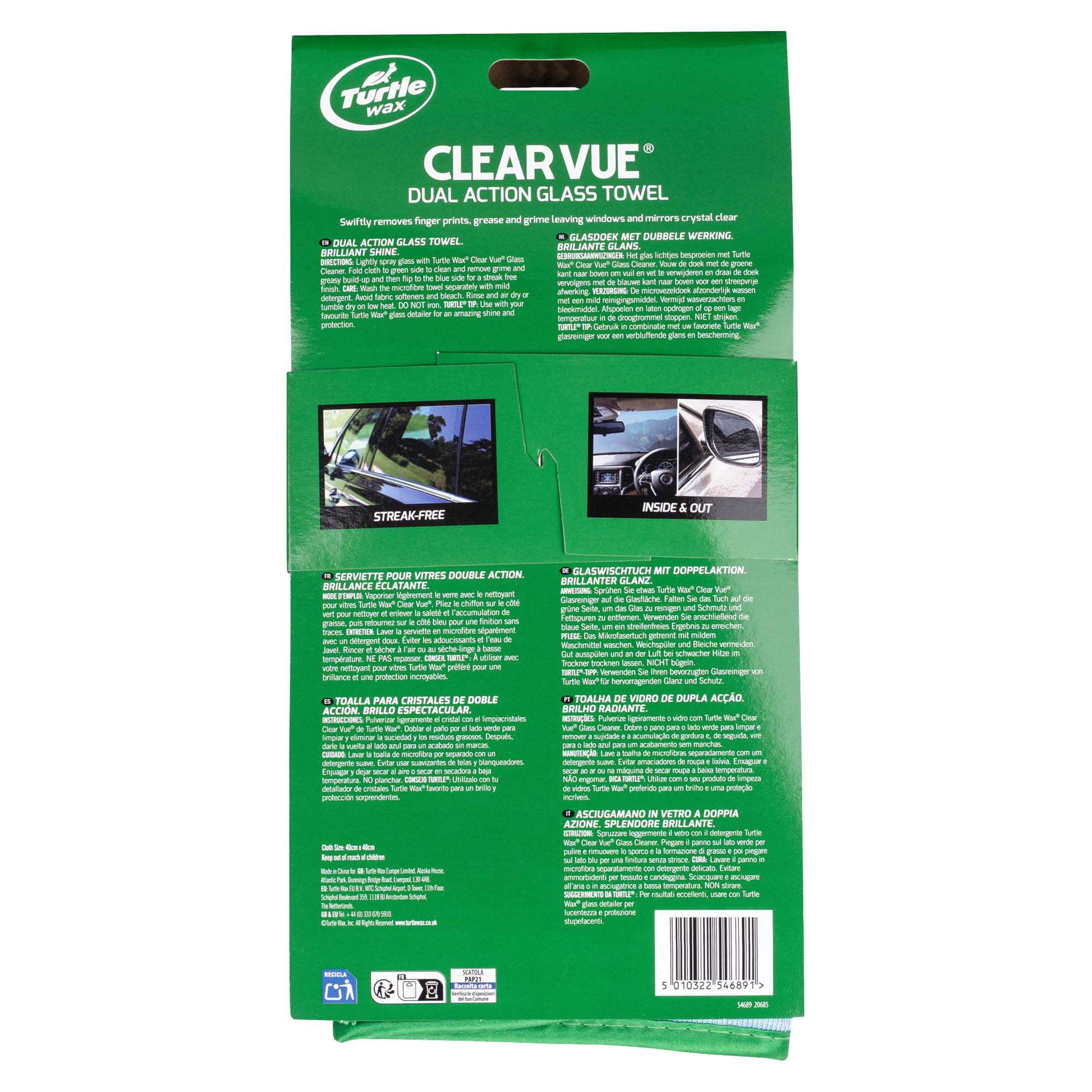 Turtle Wax 54689 Clear Vue Glasdoek-4
