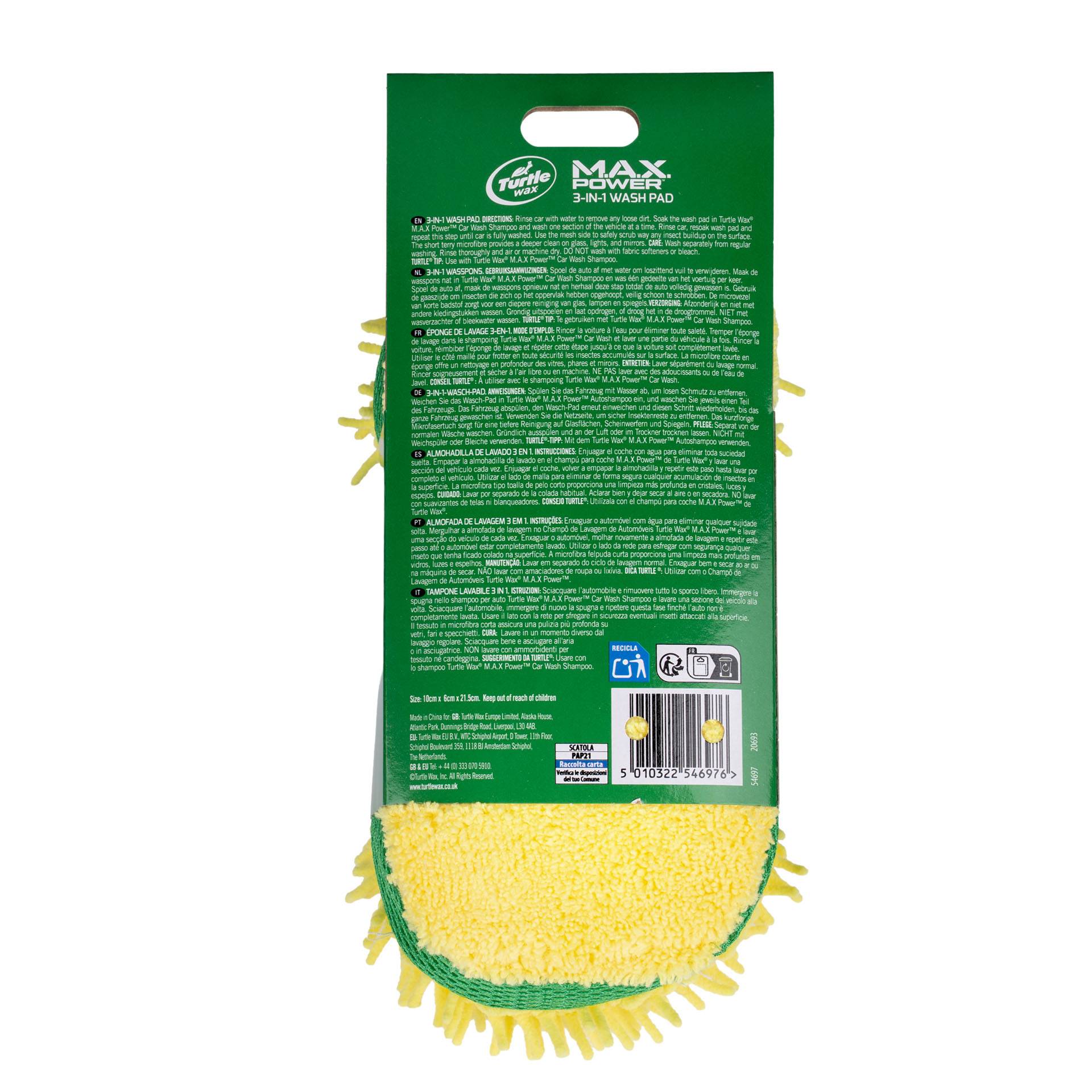 Turtle Wax 54697 Max Power 3-in-1 Wash Pad-1