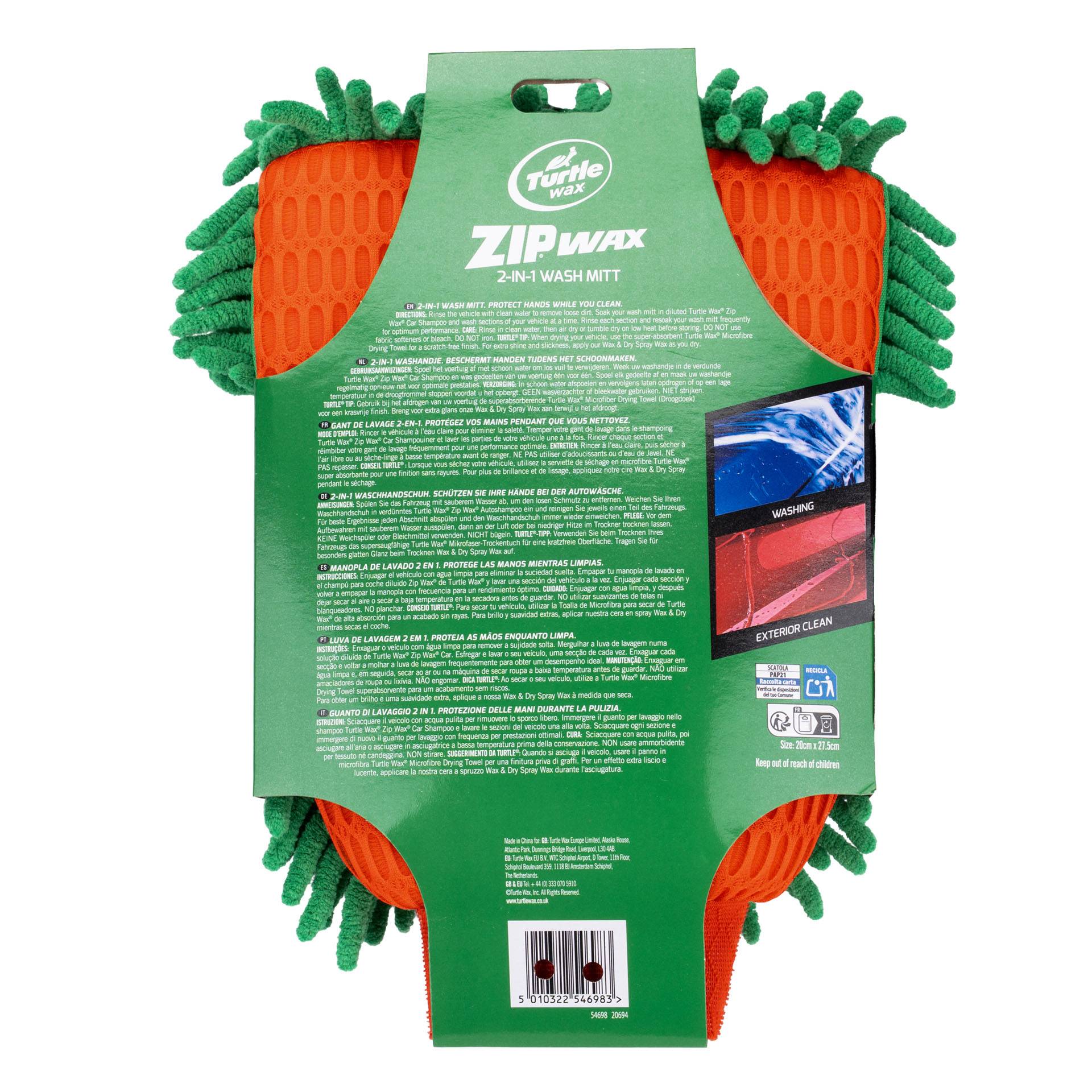 Turtle Wax 54698 Zip Wax Washandschoen-4