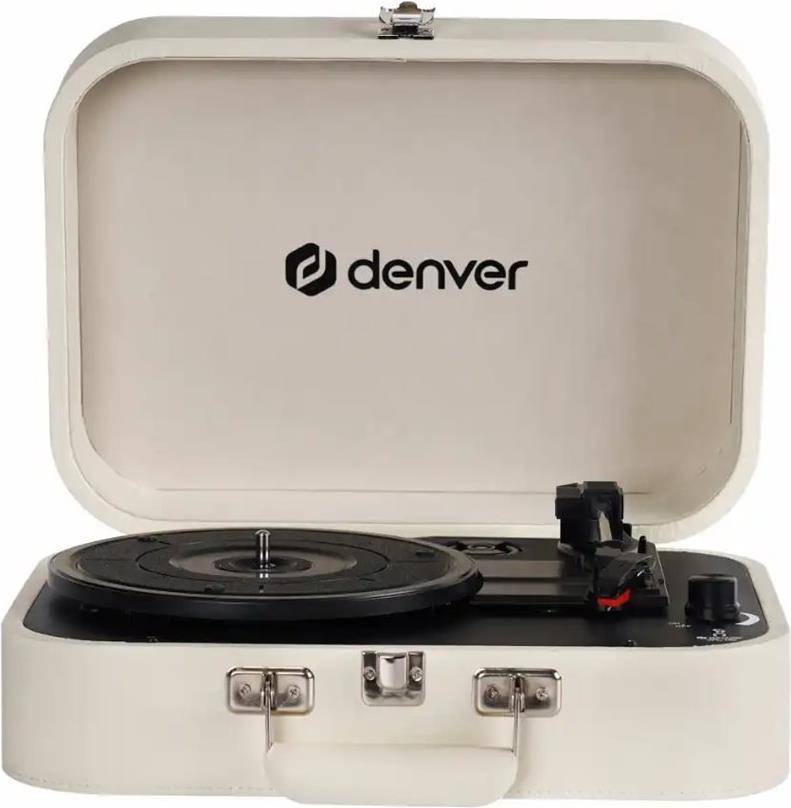 DENVER VPL-130 Draagbare Platenspeler Wit-0