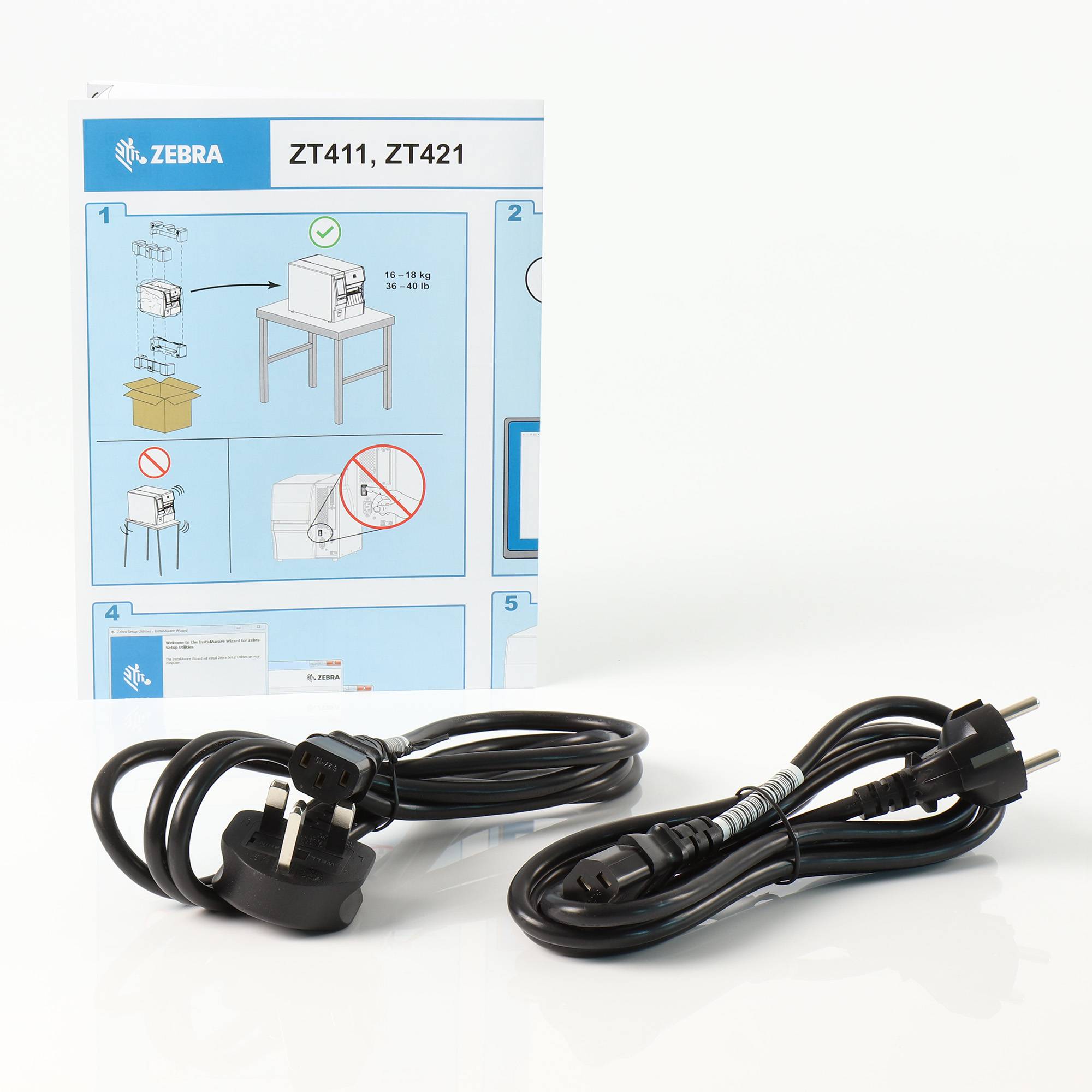Zebra ZT411, 12 dots/mm (300 dpi), peeler, disp. (kleur), RTC, EPL, ZPL, ZPLII, USB, RS232, BT, Ethernet-2