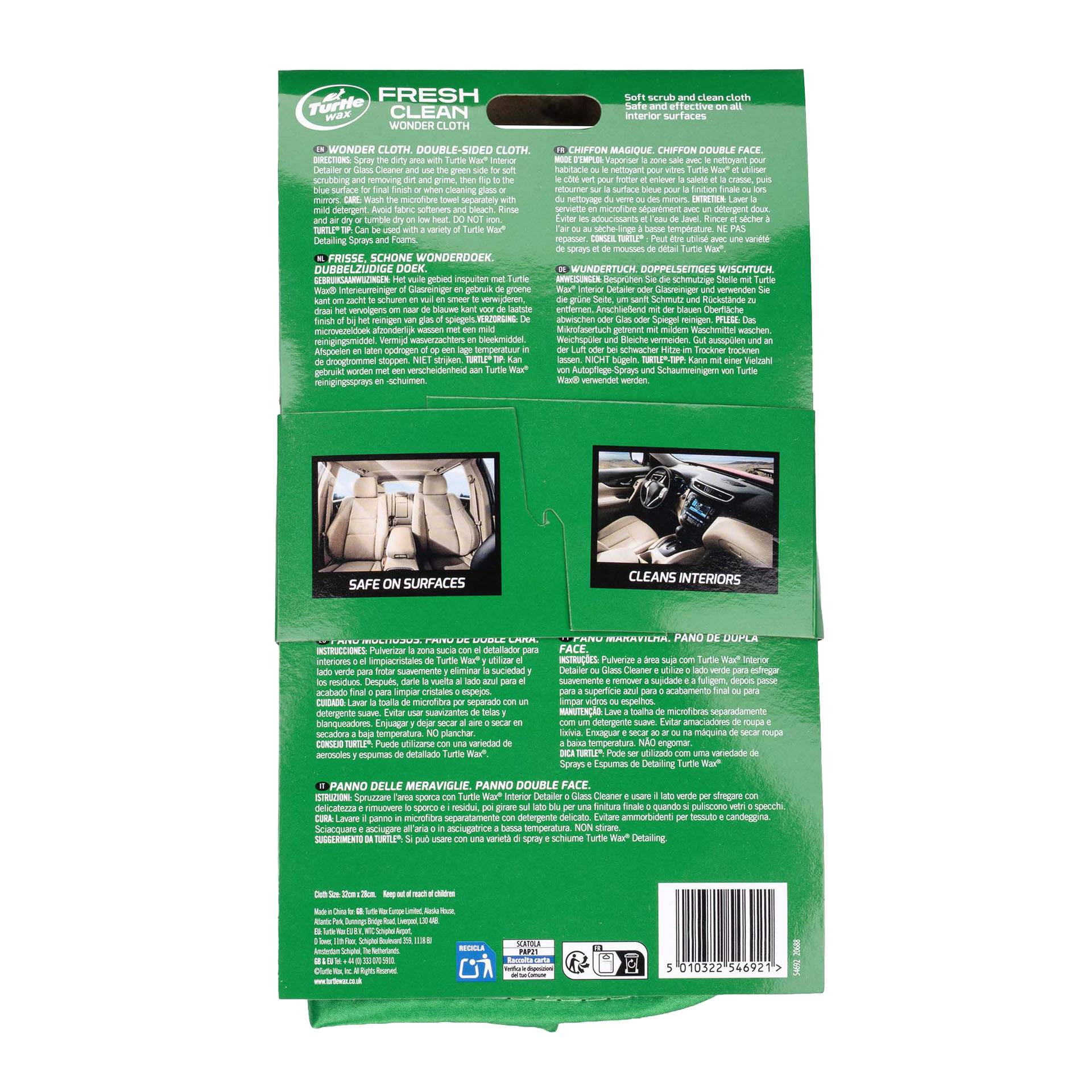 Turtle Wax 54692 Fresh Clean Wonder Cloth-4
