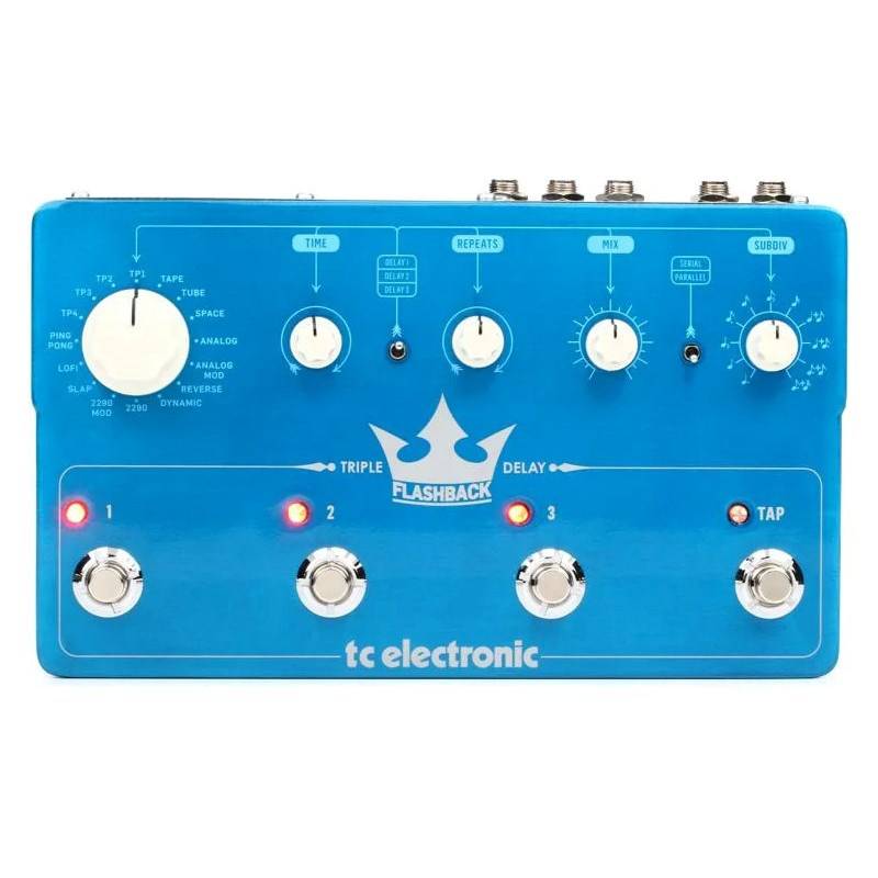 TC Electronic Flashback Triple Delay Effectpedaal - 3 Delay Engines - True Bypass-0