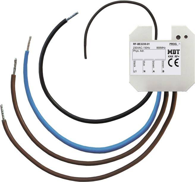 MDT KNX RF+ Drukknopinterface 2-gang Inbouw 230VAC (RF-BE2230.01) 2fach-0
