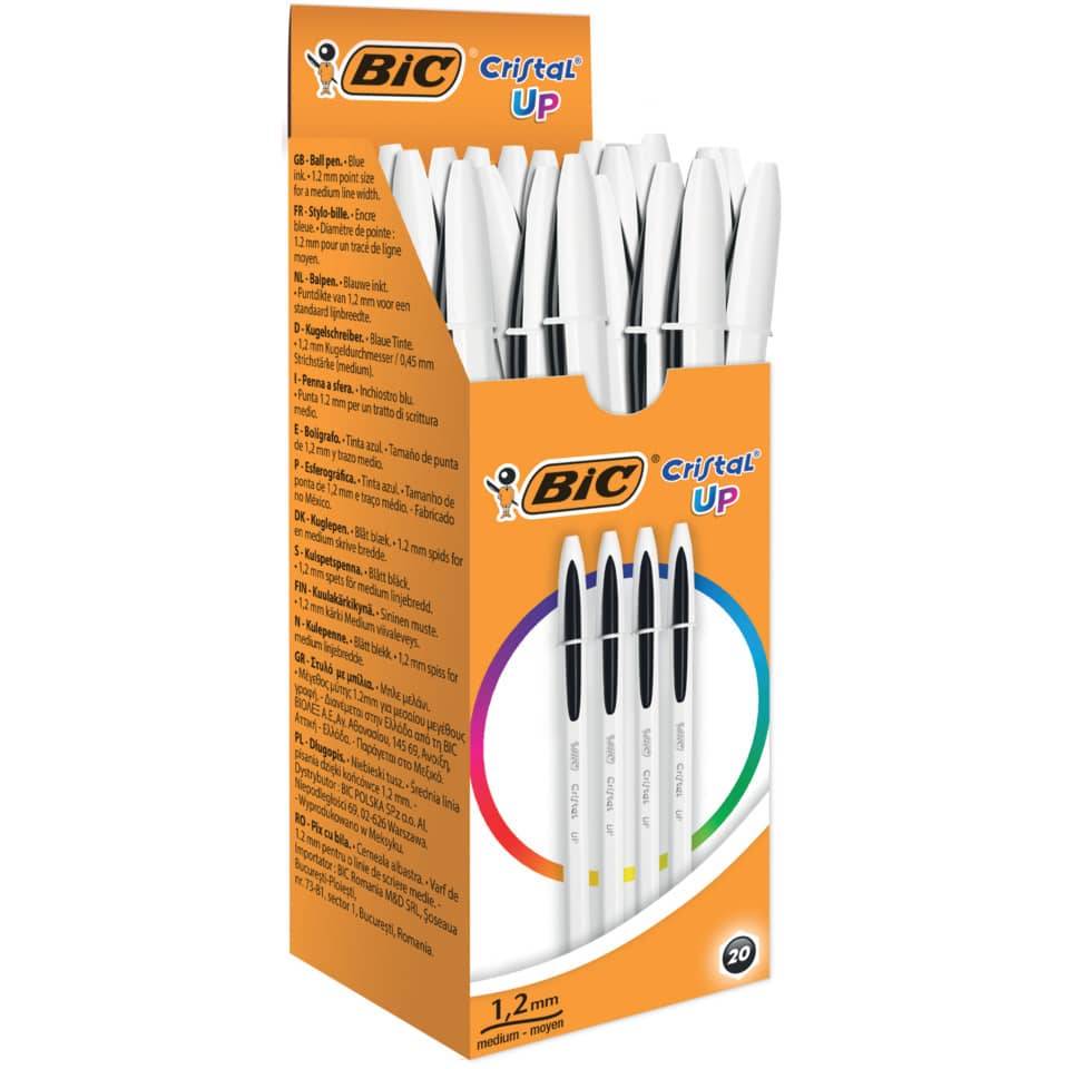 BIC 3086123498211 BIC - balpen Cristal Up zwart-1