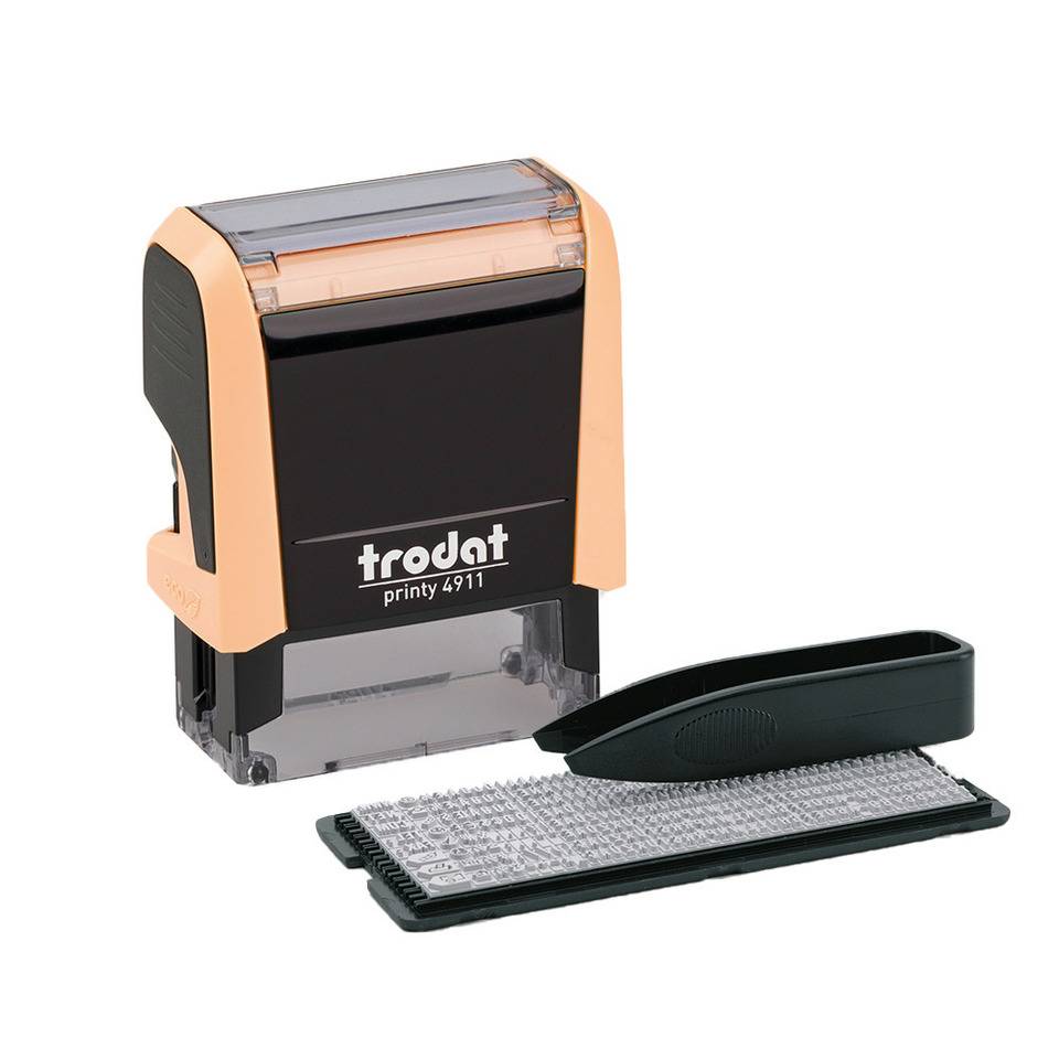 trodat stempel Printy Typom 4.0/SB Paste Cre+Kis zwart 4911-3