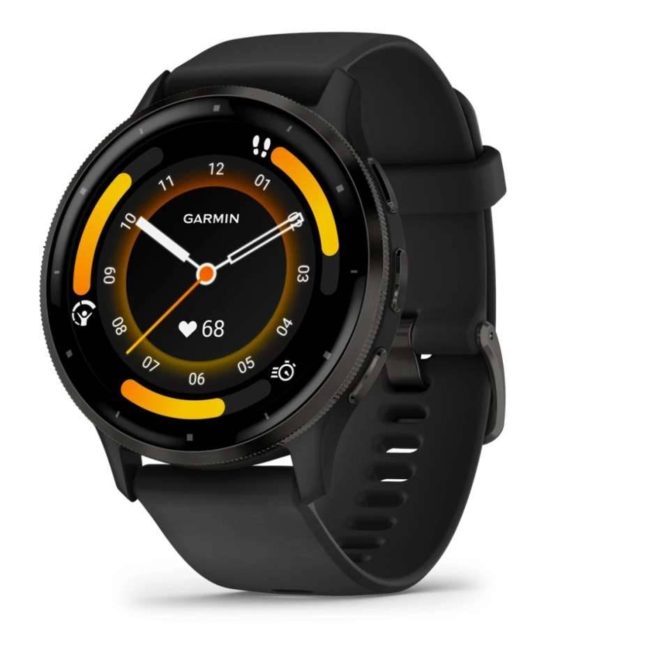 Garmin Venu 3 3,56 cm (1.4") AMOLED 45 mm Digitaal 454 x 454 Pixels Touchscreen Zwart Wifi GPS-0