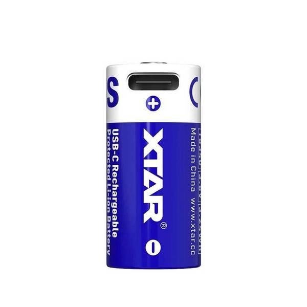 XTA Batterij 16340 / R-CR123 3,7V Li-ion 900 mAh met bescherming