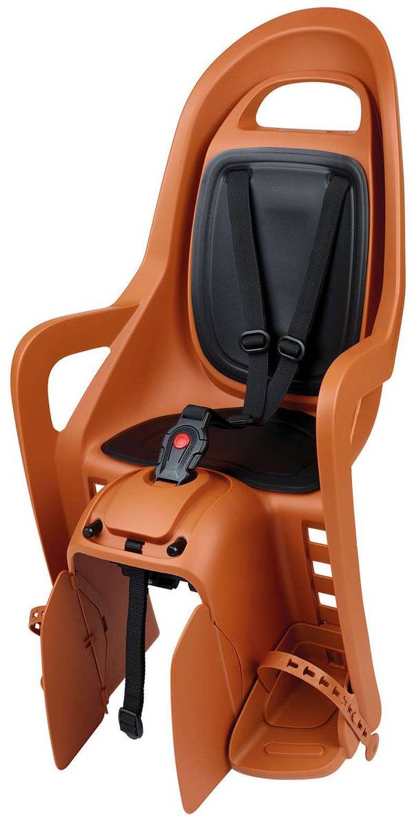 Kinderzitje achter Polisport MIK-HD - bruin/zwart