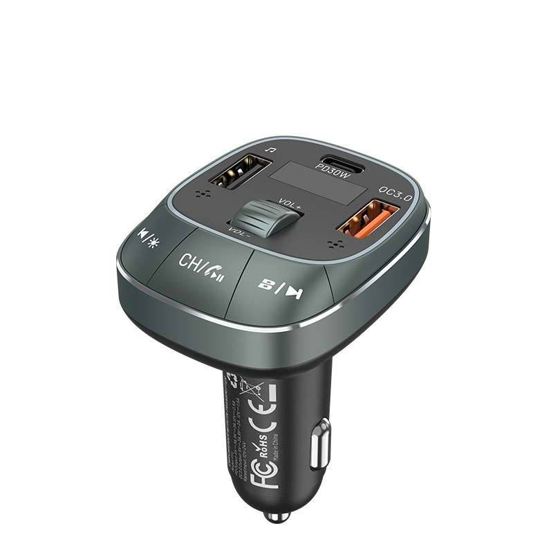 VN1 Vention FFLB0 oplader voor mobiele apparatuur Universeel Zwart Sigarettenaansteker Snel opladen Auto-0