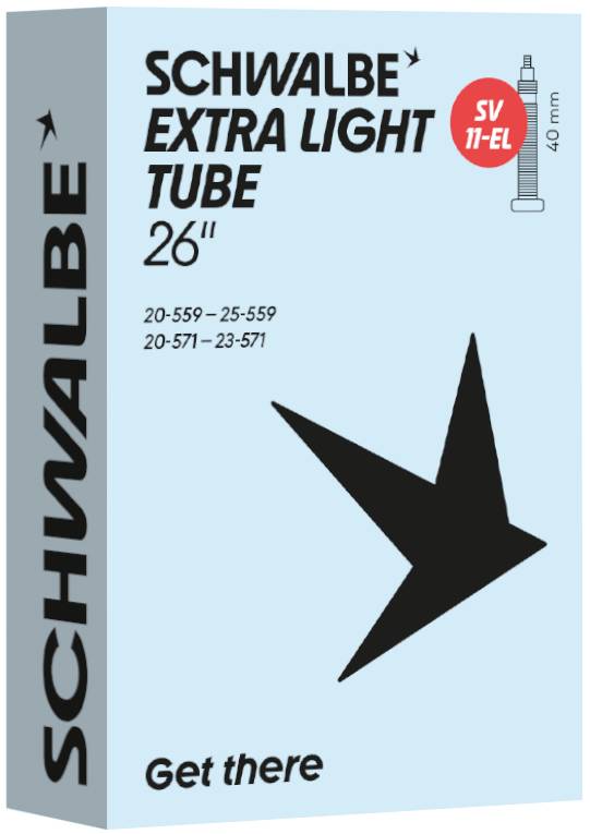 Binnenband Schwalbe Extra Light SV11-EL 26" / 20-25-559/571mm - 40 mm ventiel-0