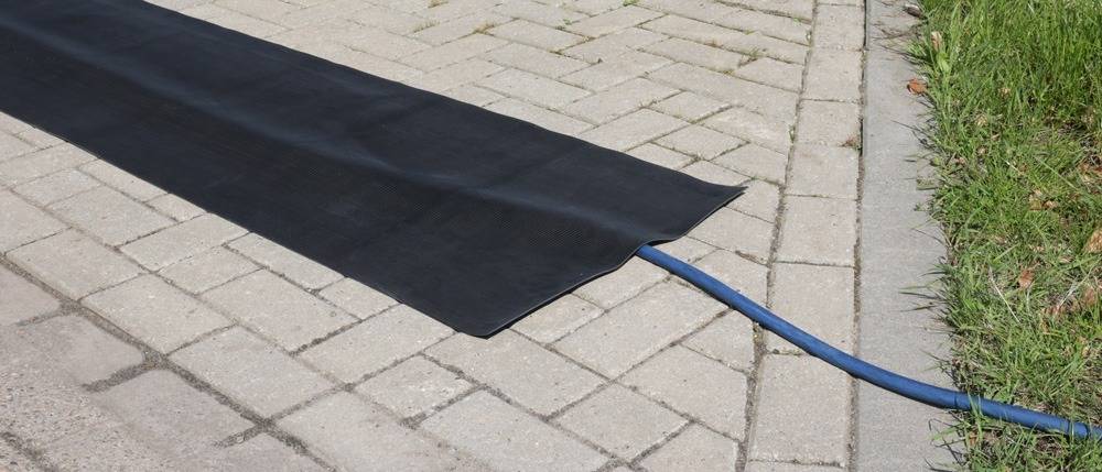 Laadkabel mat / Rubberen kabelmat - Breedte 50 cm - 10 m-2