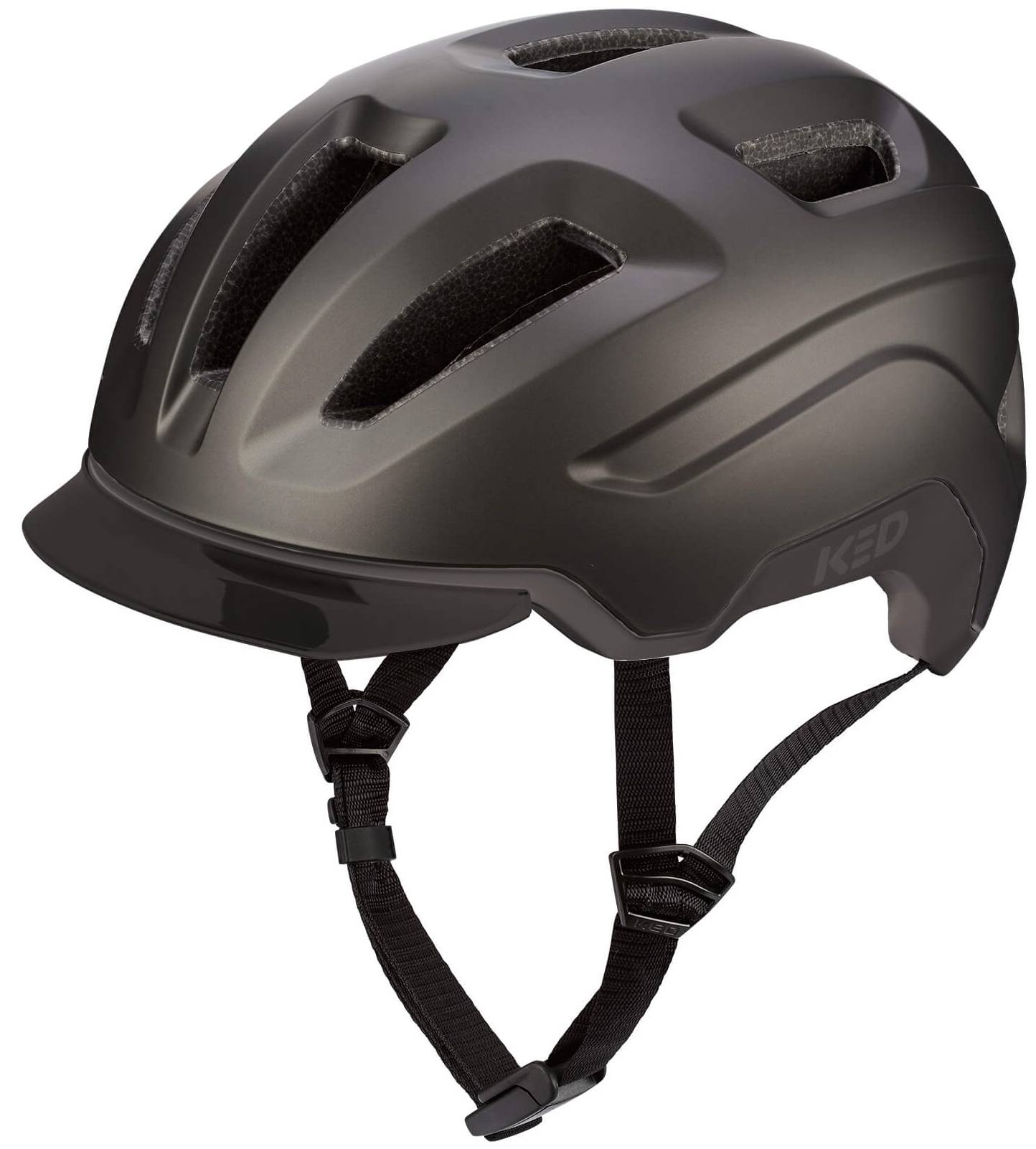 Fietshelm KED Pedalon M (56-59cm) - mat zwart-0