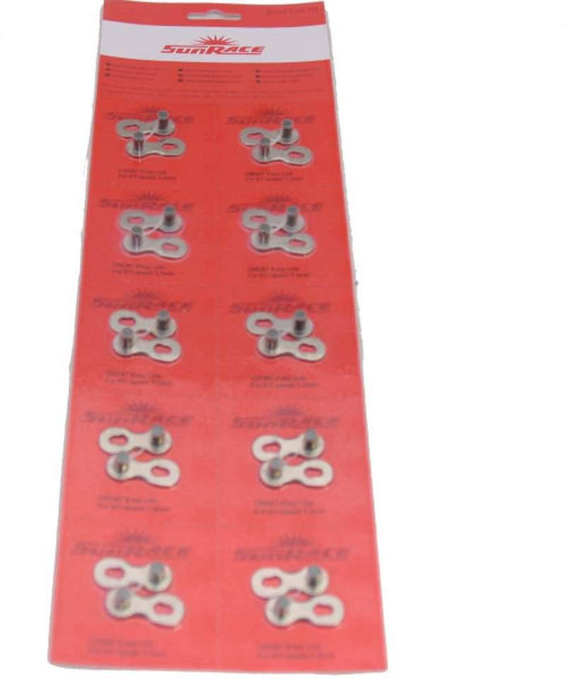 Kettingschakel 7/8 speed Sunrace CNQ87 Easy Link (10 stuks)-0