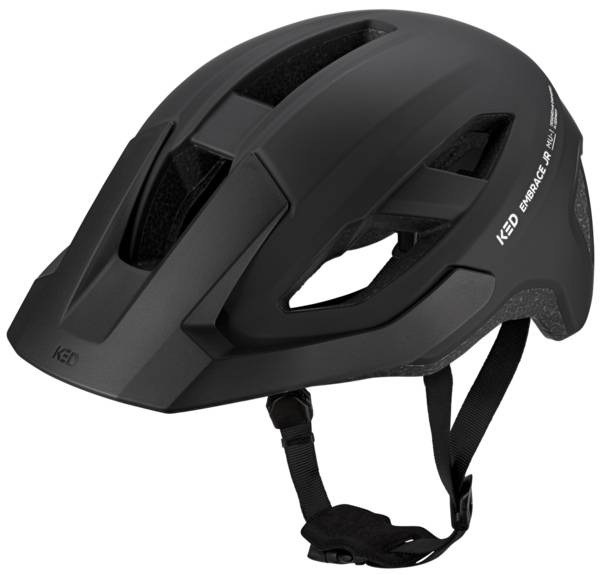 Fietshelm KED Embrace Jr S-M (52-58cm) - mat zwart