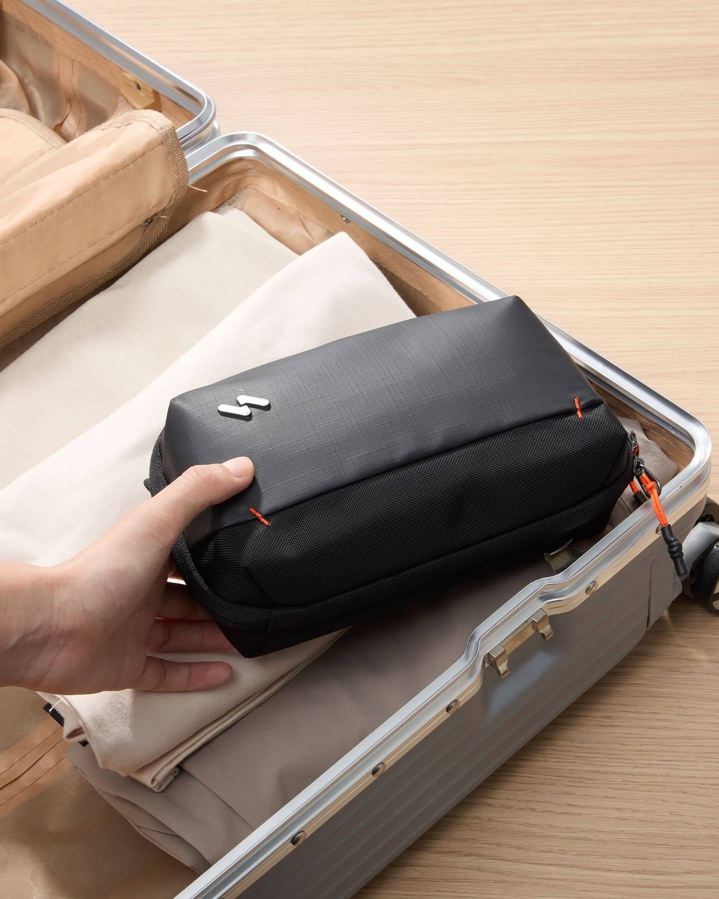 Inateck organizer tas ABM33 zwart 22,5 cm x 14 cm x 8,5 cm-3
