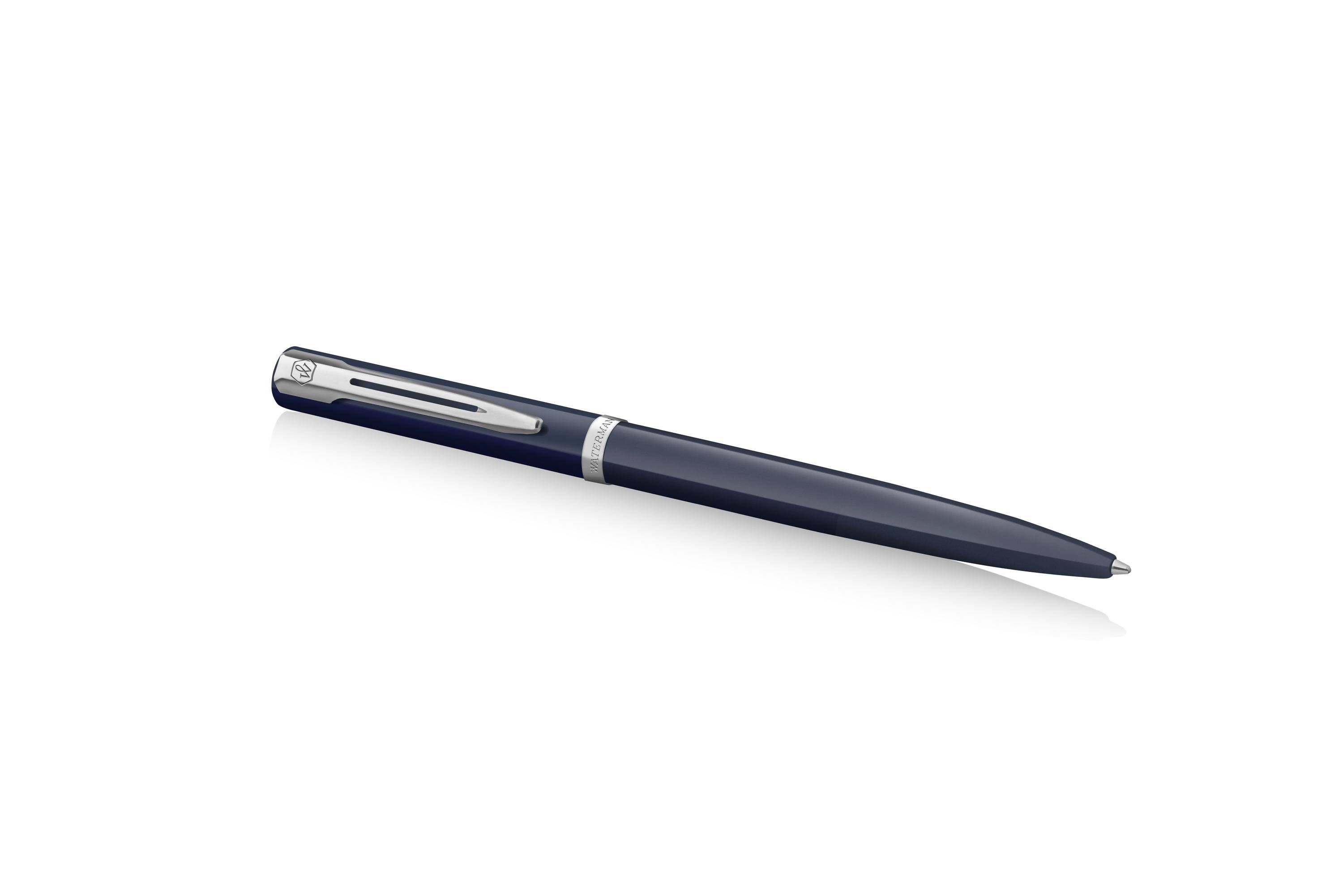 WATERMAN Balpen IMPRESSION Blauwe Lak CT M Blauwe Geschenkdoos-1
