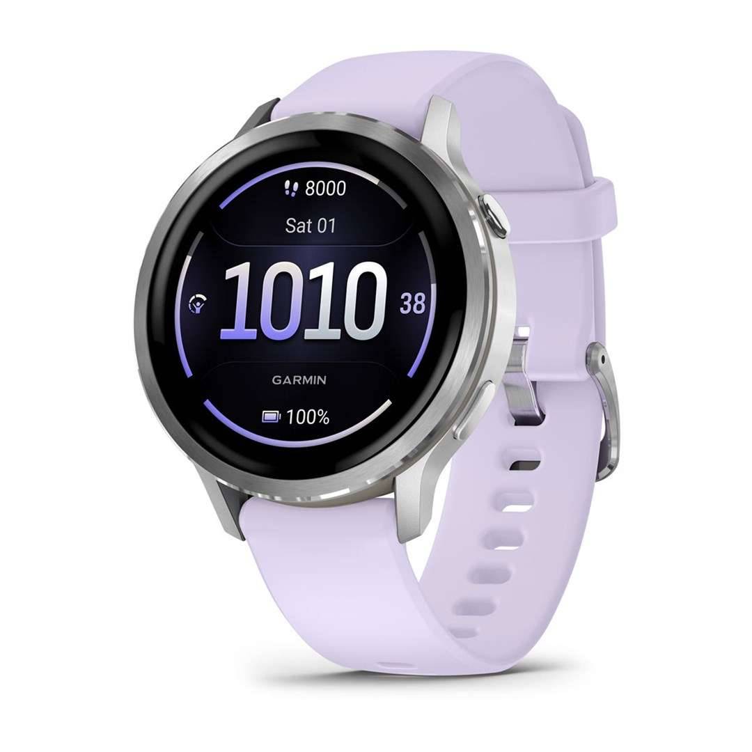 Garmin Venu 4 3,05 cm (1.2") AMOLED 41 mm Digitaal 390 x 390 Pixels Touchscreen Zilver Wifi GPS-0
