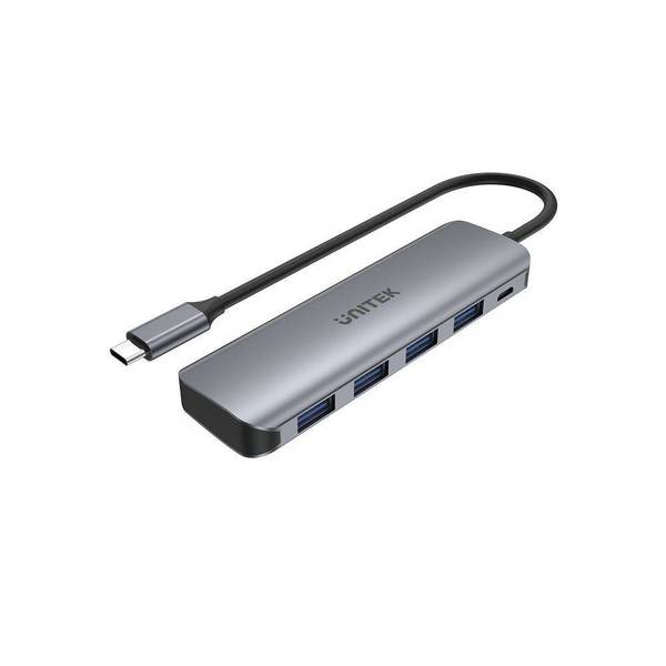 UTK UNITEK H1107A interface hub USB 3.2 Gen 1 (3.1 Gen 1) Type-A 5000 Mbit/s Grijs
