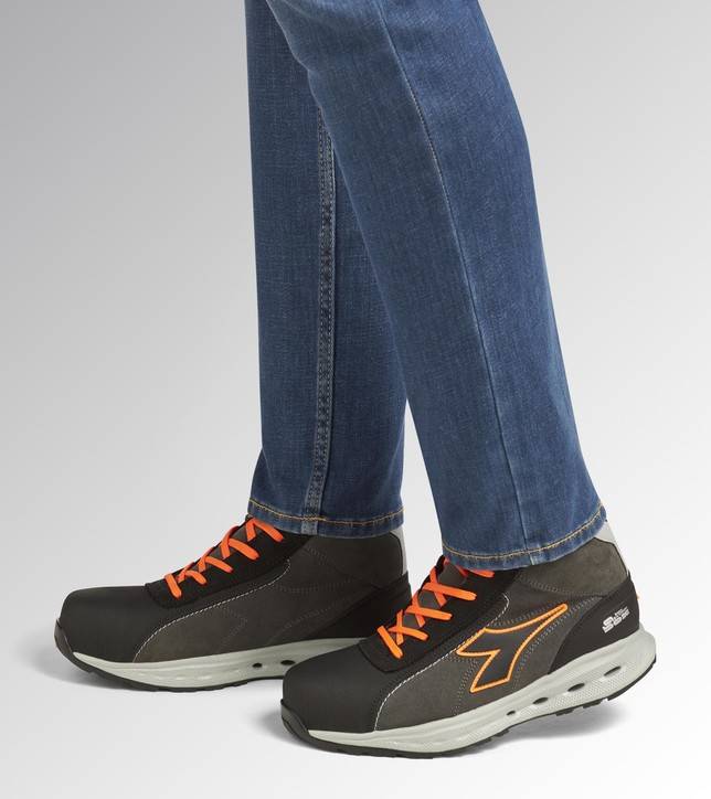 Diadora GLOVE A.BOX MID PRO S3S FO SR HRO ASPHALT/Orange 48-3