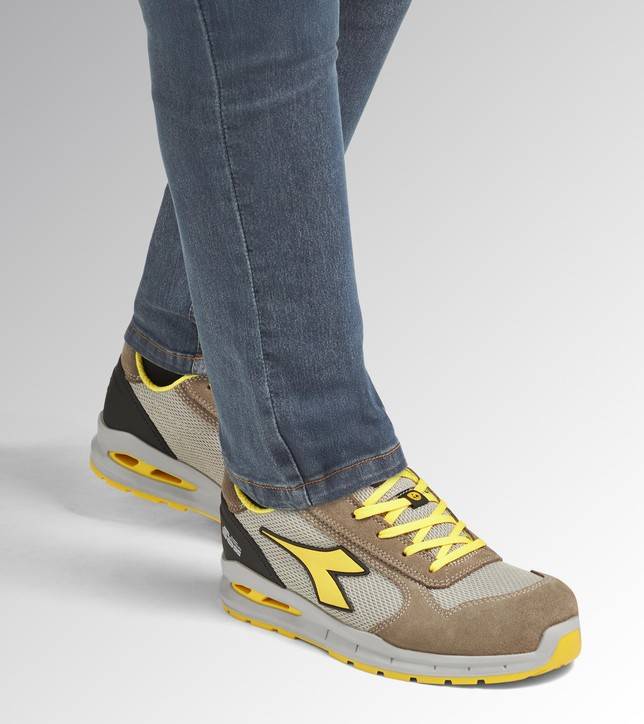 Diadora RUN A.BOX LOW S1PS FO SR WIND GRAY/ALUMINUM 36-3