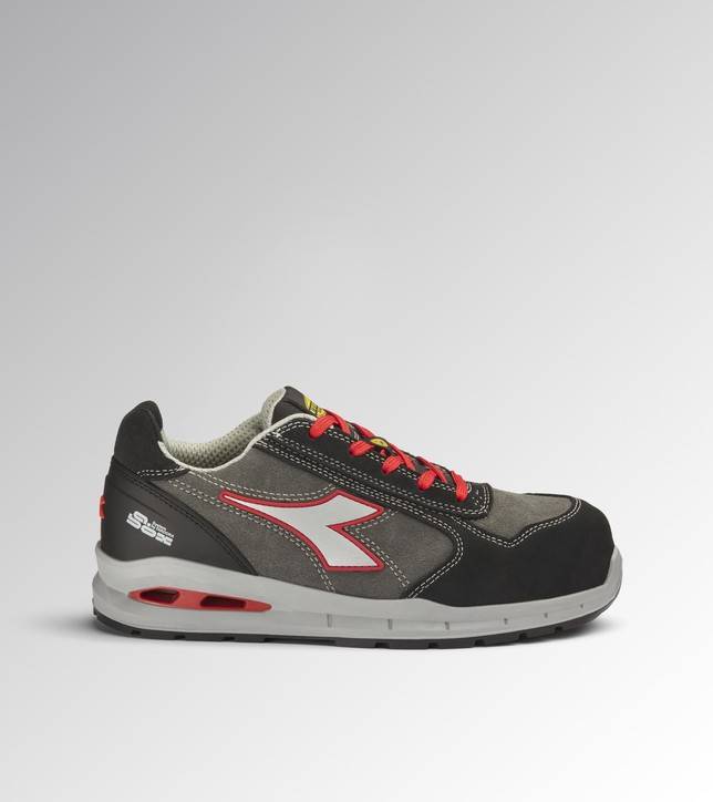 Diadora RUN A.BOX LOW S3S FO SR ASPHALT/SILVER/RED 39-0
