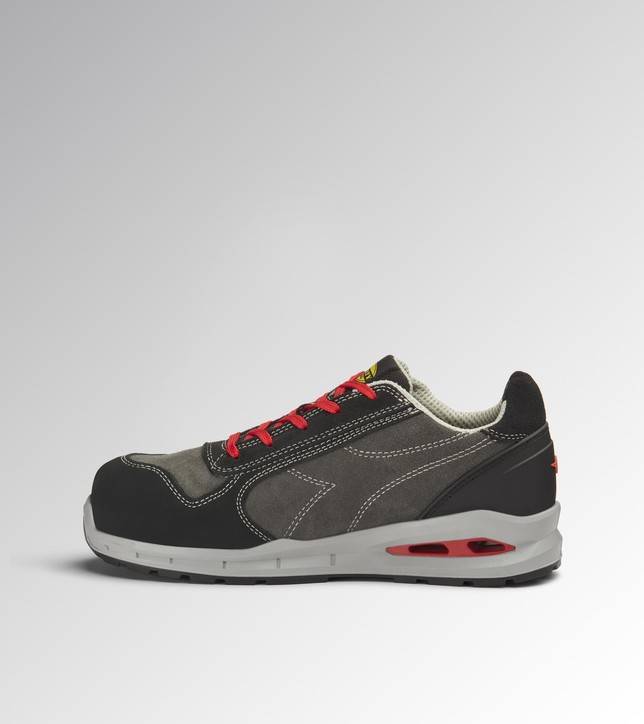 Diadora RUN A.BOX LOW S3S FO SR ASPHALT/SILVER/RED 39-1
