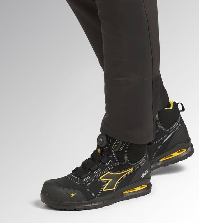Diadora RUN A.BOX MSTR BOA MID S3S FO SR SC black 42-3
