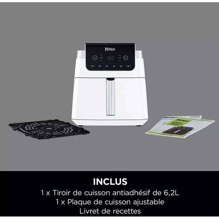 NINJA Airfryer - Foodi Max AF180EU - Inhoud 6,2 liter - 2000 W - Wit-2