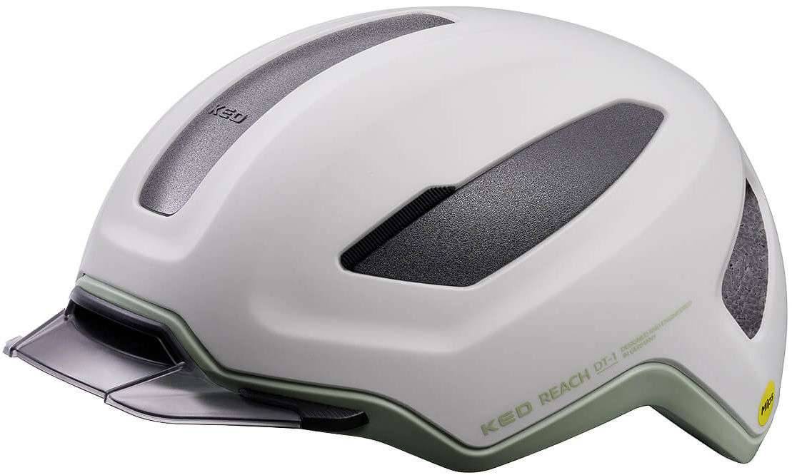 Fietshelm KED Reach DT L 58-62 cm - cloud grey light sage-0