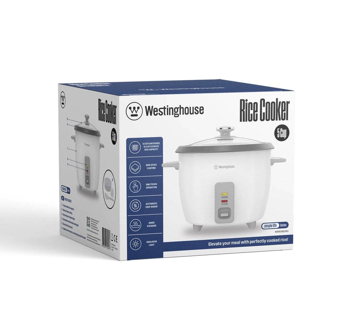 Rijstkoker Westinghouse WKRCHSL5EU 1 l 400 W Wit-4