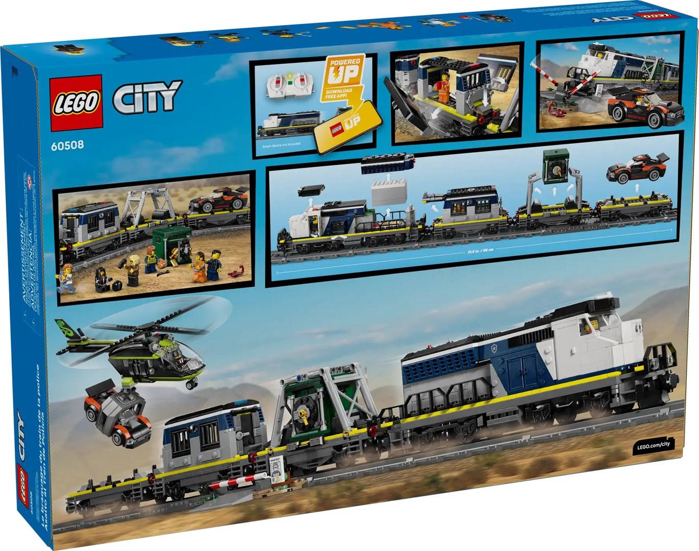LEGO CITY 60508 Politietrein Overval-1