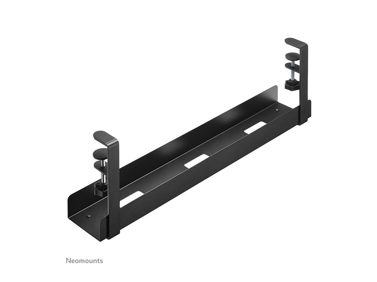 Neomounts ADS07-121BL, Kabelgoot voor tafel, Breedte 60 cm, Max. 5 kg, Klembevestiging, Universeel, -Zwart, Kabelgoot vo-4