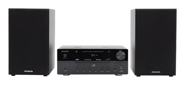 Aiwa MSBTU-550 home audiosysteem, microsysteem voor thuisgebruik, 50 W, zwart.