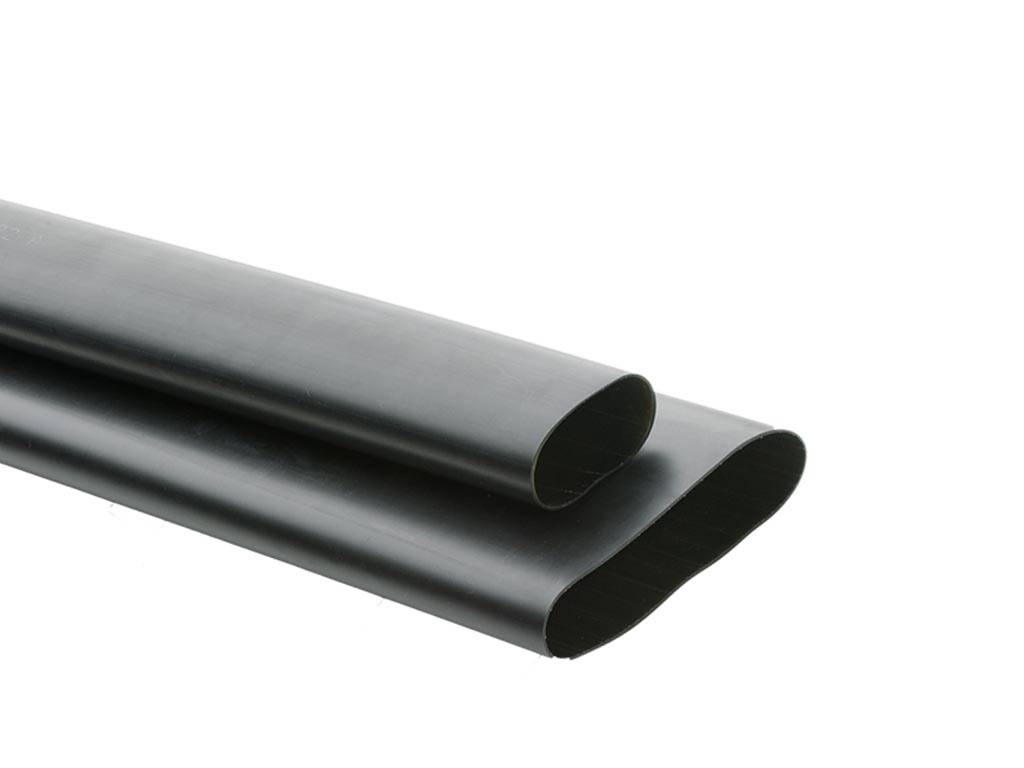 Pro-Tie Krimpkous met Lijm 43-12 mm Zwart UV Dikwandig krimpverhouding 3:1 (Stuk 1 meter) - Pro-Tie-0
