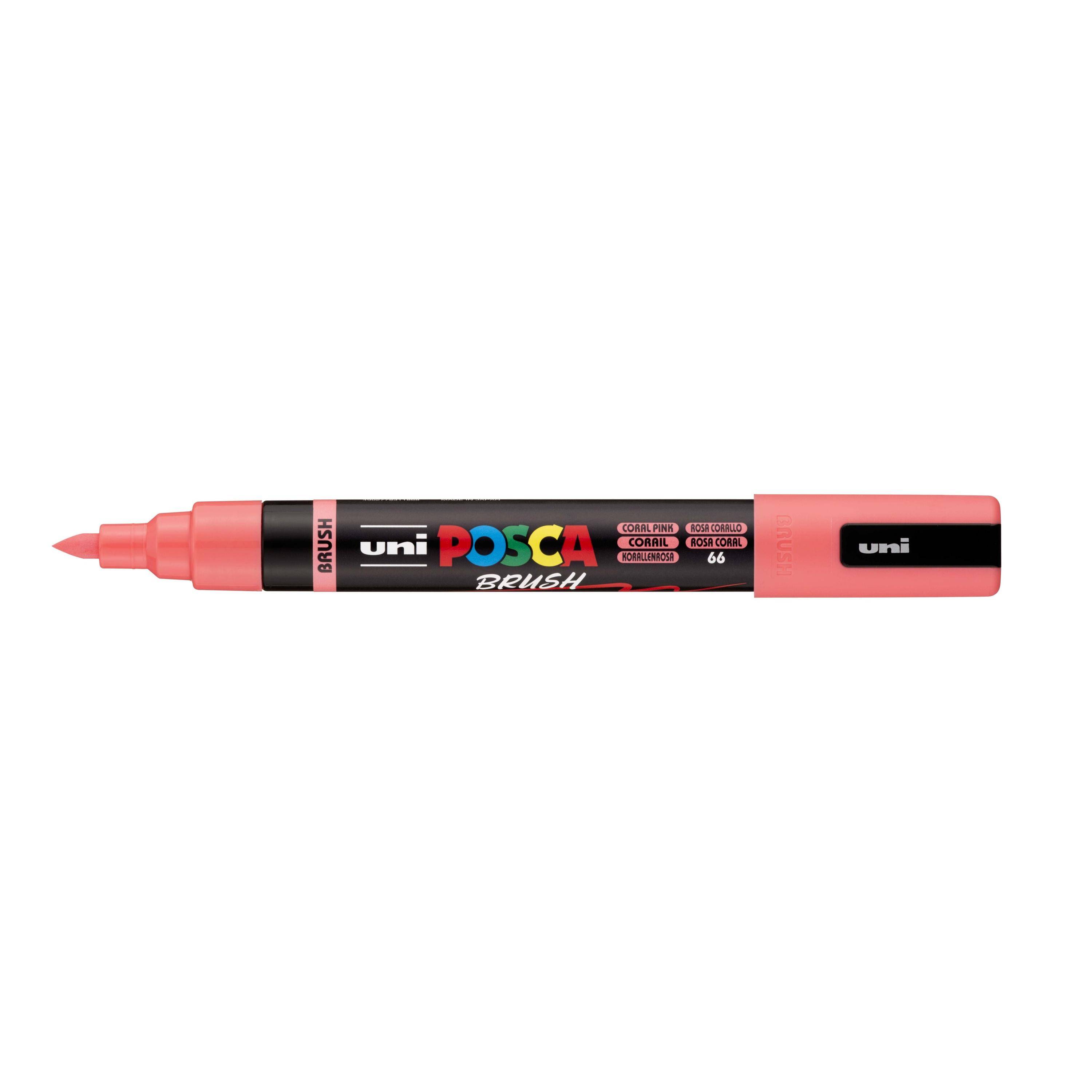 Posca 4548351173357 Posca - Paintmarker uni pc-5br brushpunt m koraal | 6 stuks-0