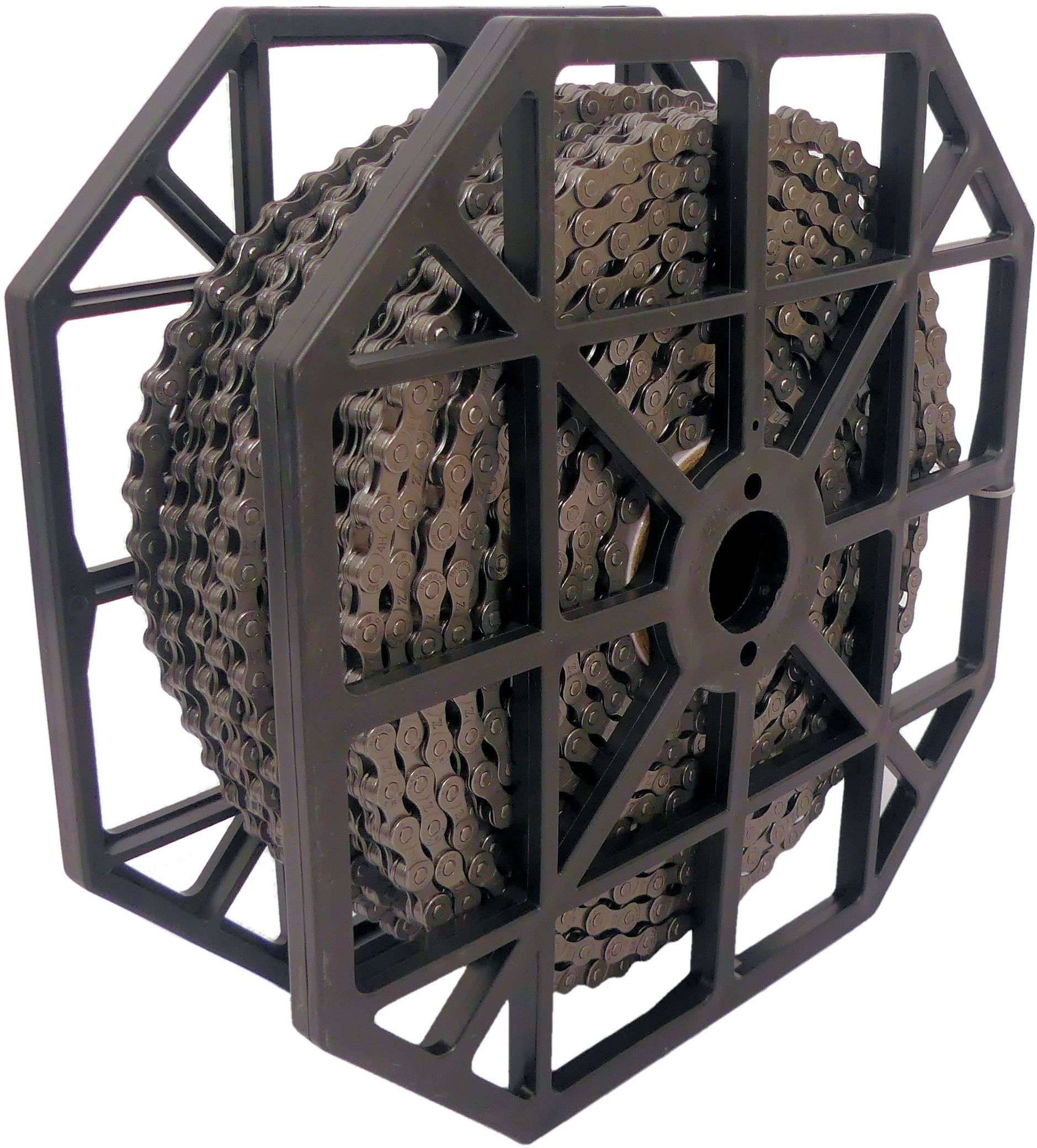 Ketting single speed KMC Z1eHX Narrow EPT - donker zilver - werkplaatsrol 50 meter-0