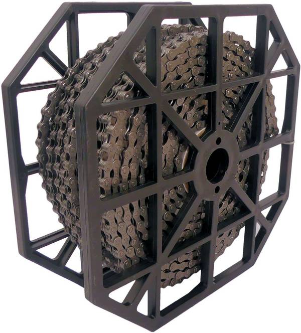 Ketting single speed KMC Z1eHX Narrow EPT - donker zilver - werkplaatsrol 50 meter