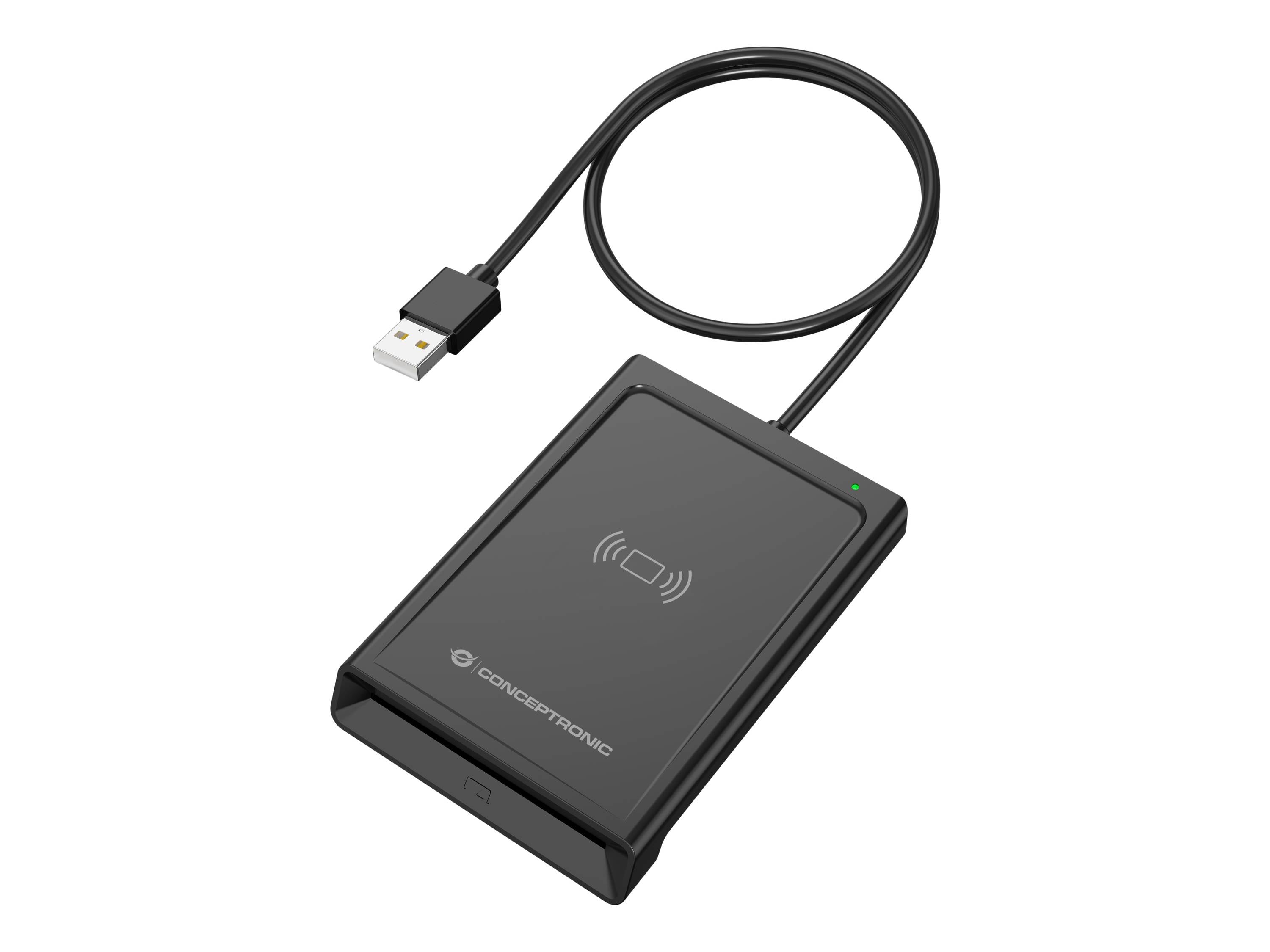 Conceptronic BIAN11B Smartcardlezer, interne USB-poort (USB 2.0), zwart-0