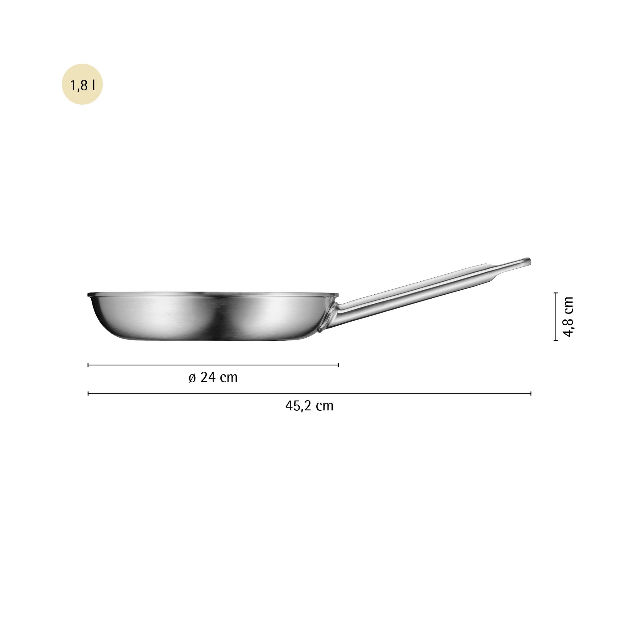 WMF Ultimate Profi Resist Stielpfanne, 24 cm-2