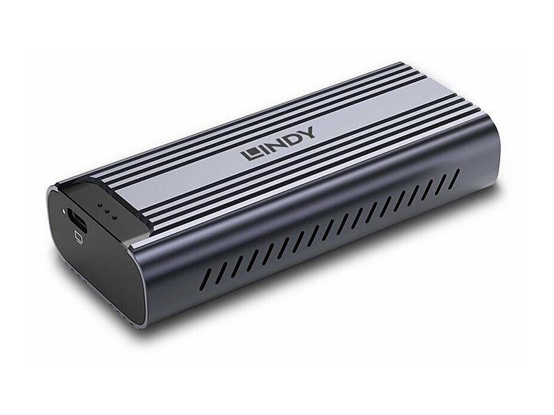 Lindy | USB4 NVMe M.2 SSD Enclosure 43394 40Gbps | For M.2 NVMe SSDs | Compact Enclosure-2