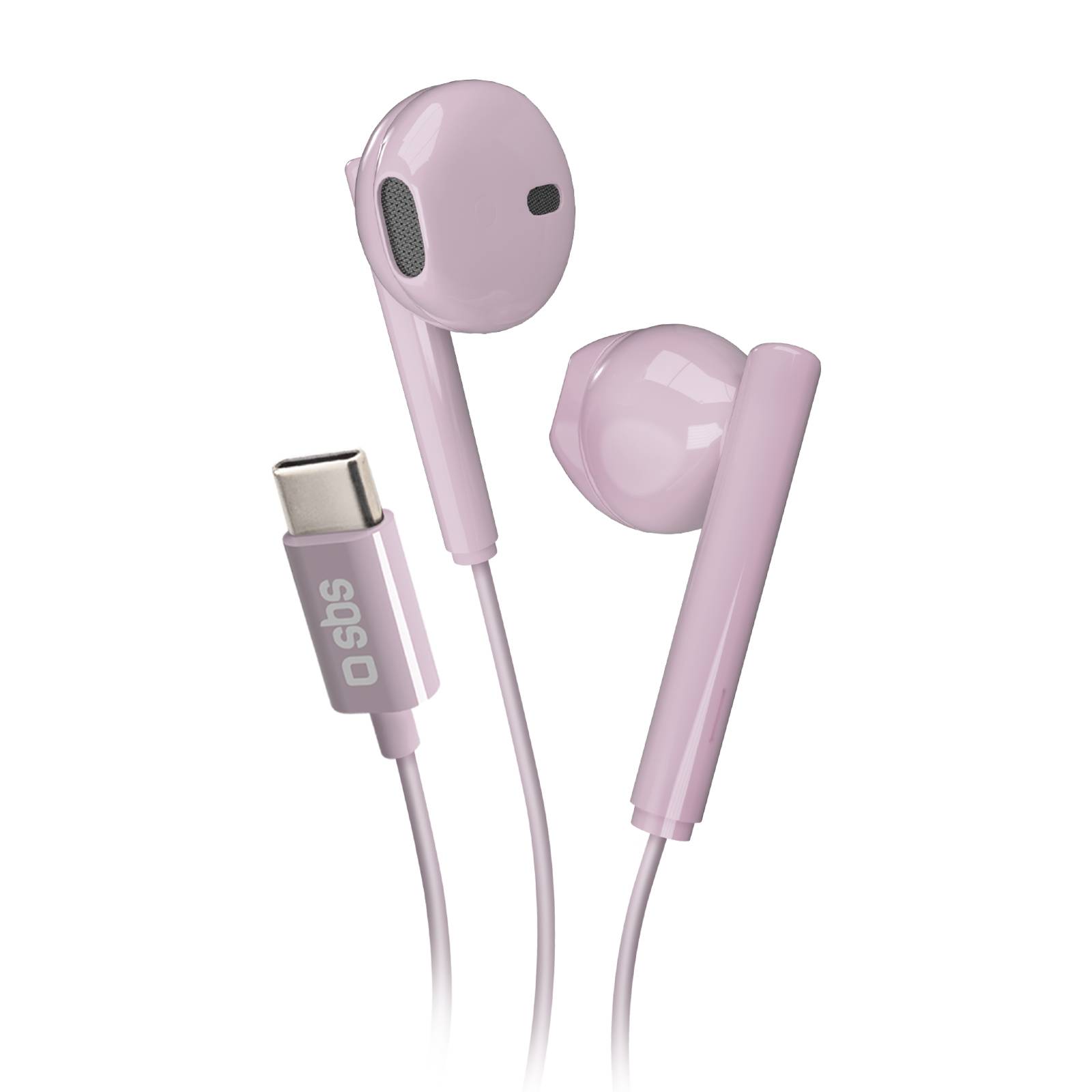 SBS Studio Mix 65c¿ Semi-In-Ear-Kopfhörer mit USB-C-Anschluss pink - Hoofdtelefoon-0