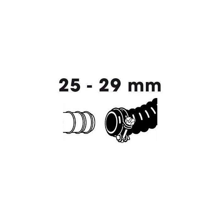 Set van 2 slangklemmen - UBBINK - Diameter 25-29 mm - Gegalvaniseerd - Voor spiraalslangen-1