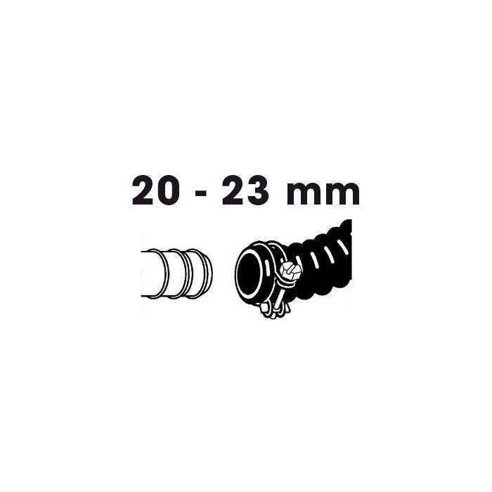 Set van 2 slangklemmen - UBBINK - Diameter 20-23 mm - Gegalvaniseerd - Voor spiraalslangen-1