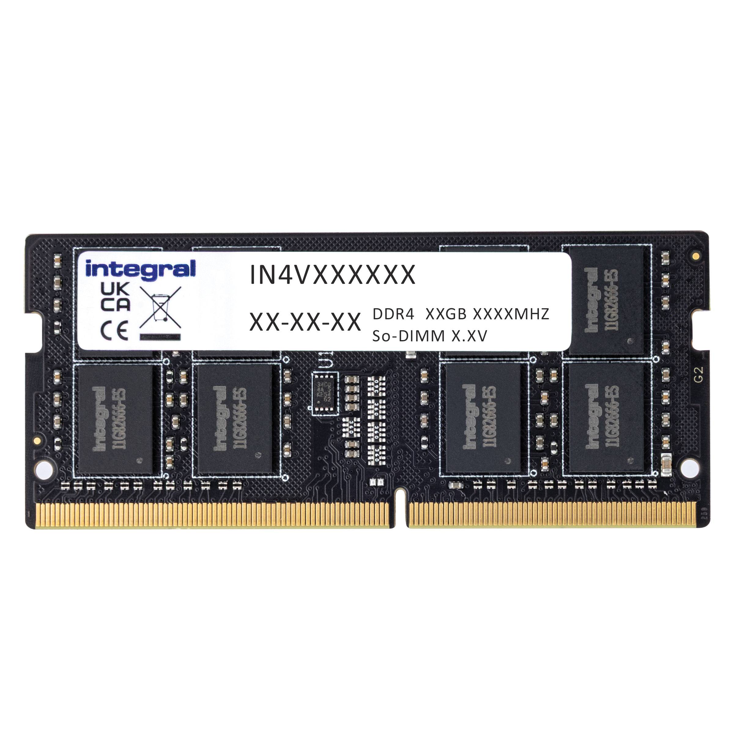 Integral 32GB DDR4 3200MHz PC4-25600 SO-DIMM 1.2V CL22 2Gx8 260-Pin Non-ECC Laptop RAM-0