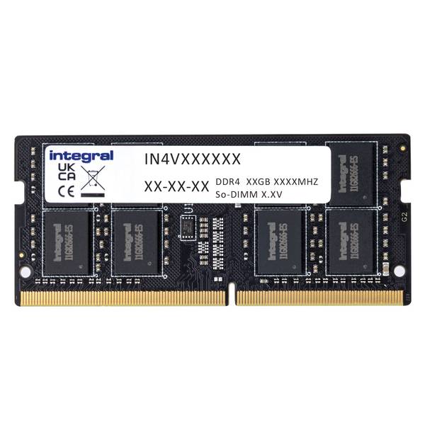Integral 32GB DDR4 3200MHz PC4-25600 SO-DIMM 1.2V CL22 2Gx8 260-Pin Non-ECC Laptop RAM