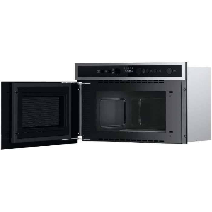 Inbouwmagnetron - WHIRLPOOL - WMN4I4BXF - Anti-vingerafdruk roestvrij staal - 22 L-2